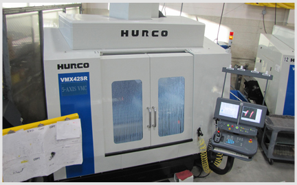 Photo of Our 5 Axis Hurco VMX42SR Machine