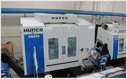 Photo of our Hurco 4 Axis VMX50 Milling Machine