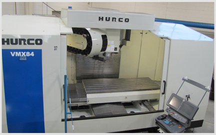 Here is a photo of our Hurco 3 Axis VMX84 Milling Machine